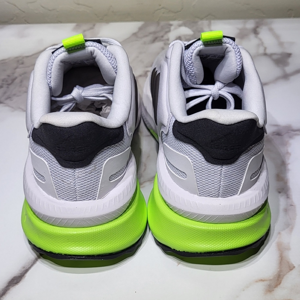 Adidas Big Kids NWOT White/Green X_PLRPHASE Casual Sneakers Size 4 - Picture 11 of 14